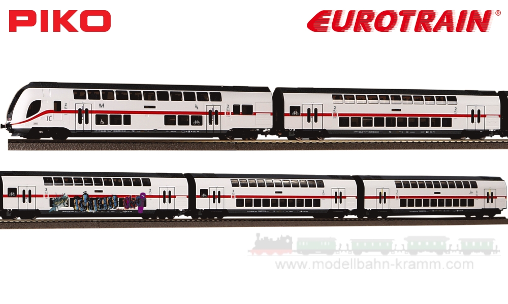 Piko 72216, EAN 4015615722168: H0 AC Wagenset 5-teilig IC 2442 Köln, DB AG, Epoche VI