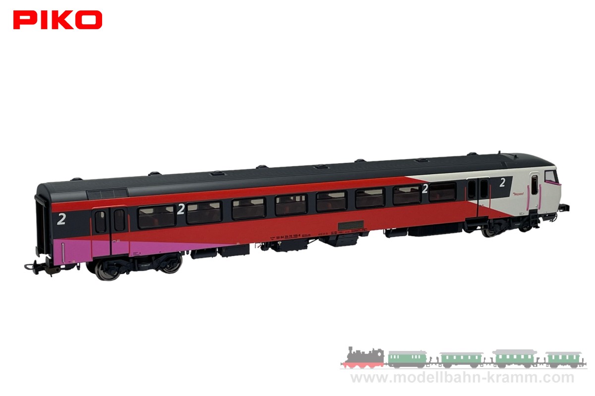 Piko 97650, EAN 4015615976509: H0 DC Steuerwagen Personenwagen ICR 2. Klasse FYRA NS