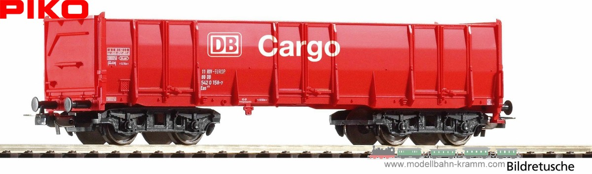 Piko 98553A1, EAN 4066601362370: H0 DC Hochbordwagen Eaos der DB Cargo