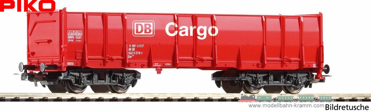 Piko 98553A3, EAN 4066601362394: H0 DC Hochbordwagen Eaos der DB Cargo
