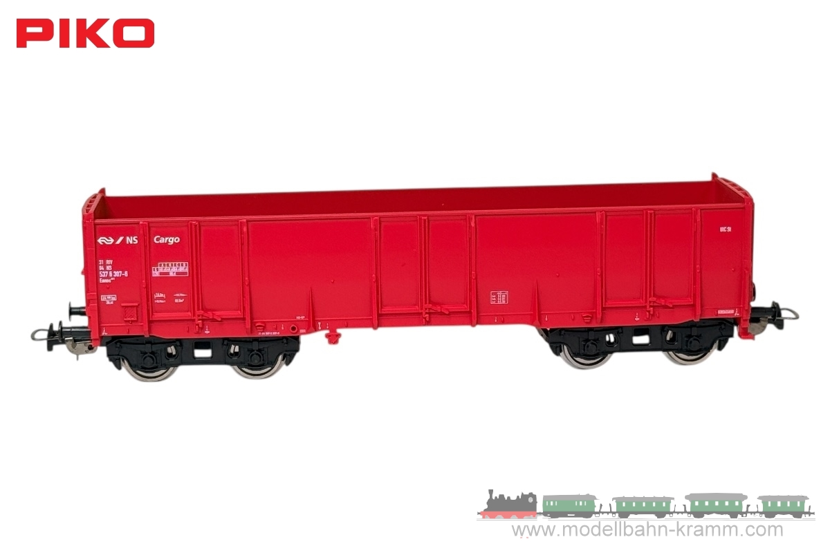 Piko 98553B1, EAN 4066601362417: H0 DC Hochbordwagen Eaos der NS Cargo