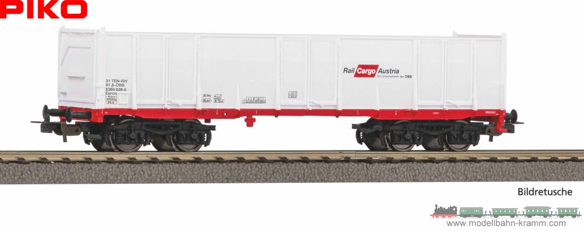 Piko 98553D2, EAN 4066601362509: H0 DC Hochbordwagen Eaos Rail Cargo Austria