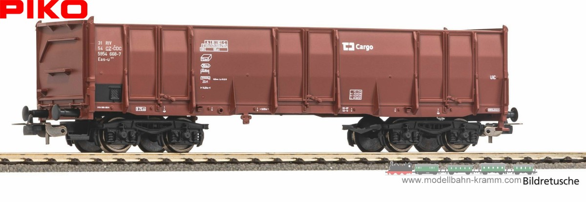 Piko 98553E2, EAN 4066601362349: H0 DC Hochbordwagen Eaos CD Cargo