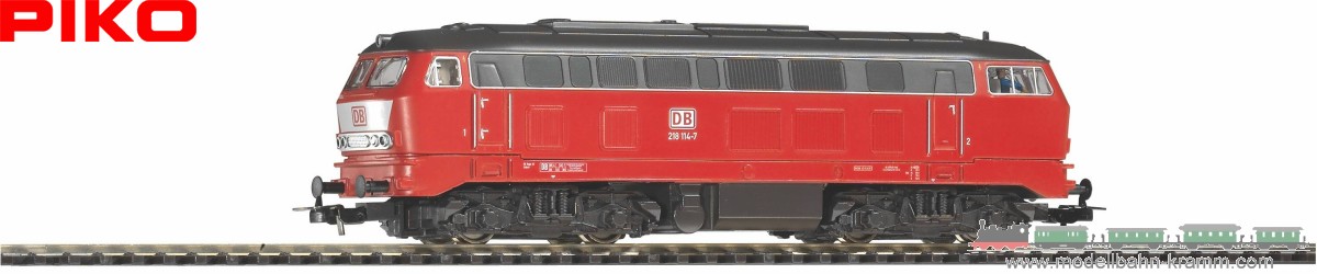 Piko 98557B, EAN 4066601395200: H0 DC analog Diesellok BR 218 DB AG