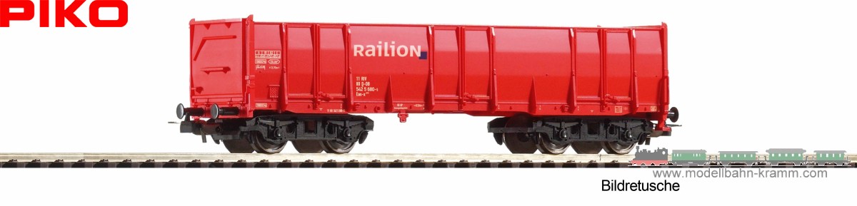 Piko 98559A2, EAN 4066601395231: H0 DC Hochbordwagen Eaos Railion