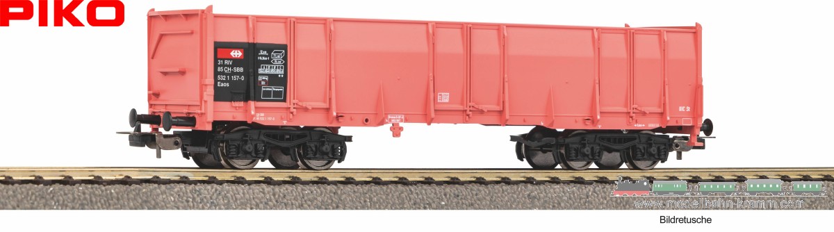 Piko 98559F2, EAN 4066601395316: H0 DC Hochbordwagen Eaos SBB
