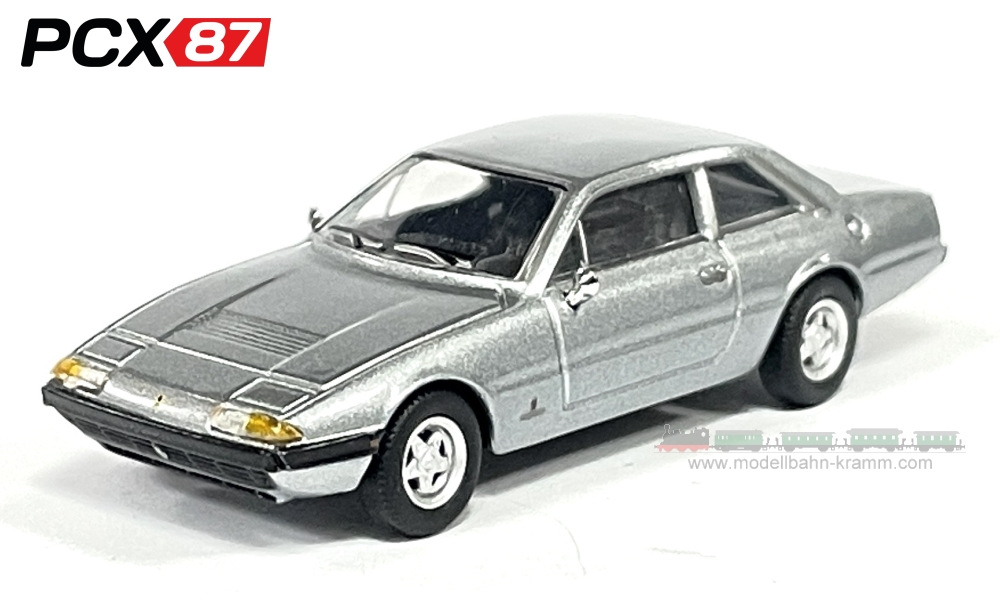 PCX87 PCX870134, EAN 4052176577851: H0/1:87 Ferrari 365 GT4 2+2 silber, 1972 (PCX)