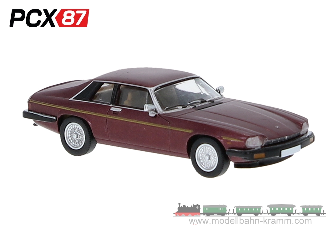 PCX87 PCX870329, EAN 4052176792612: 1:87 Jaguar XJ-S, dunkelrot metallic, 1981