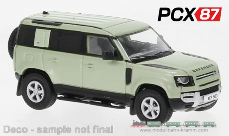 PCX87 PCX870389, EAN 4052176133514: H0/1:87 Land Rover Defender 110, grün metallic, 2020