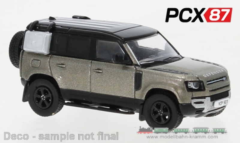 PCX87 PCX870390, EAN 4052176154502: H0/1:87 Land Rover Defender 110, braun metallic, 2020