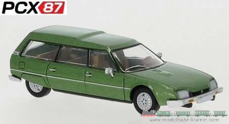 PCX87 PCX870415, EAN 4052176669921: H0/1:87 Citroen CX Break metallic grün, 1976 (PCX)