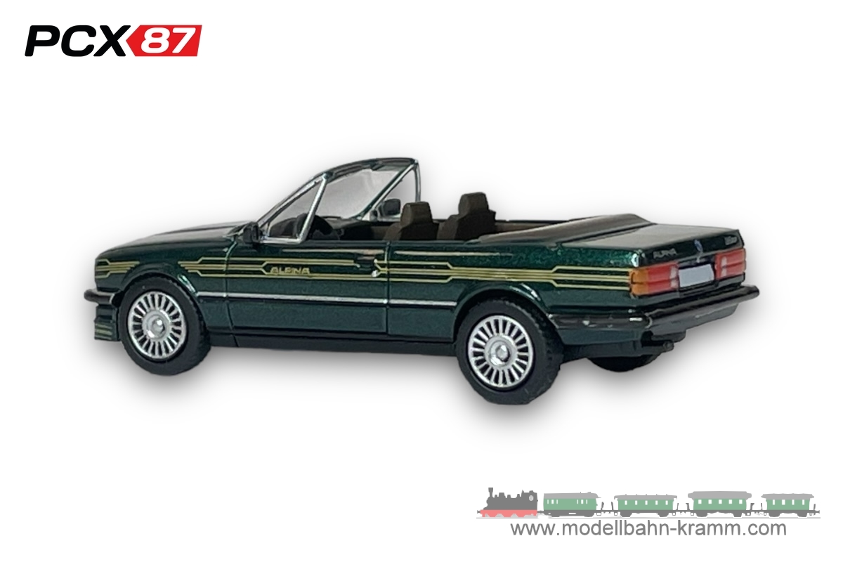 PCX87 PCX870445, EAN 4052176720462: H0/1:87 BMW Alpina C2 2,7 Cabriolet metallic dunkelgrün, Dekor, 1986