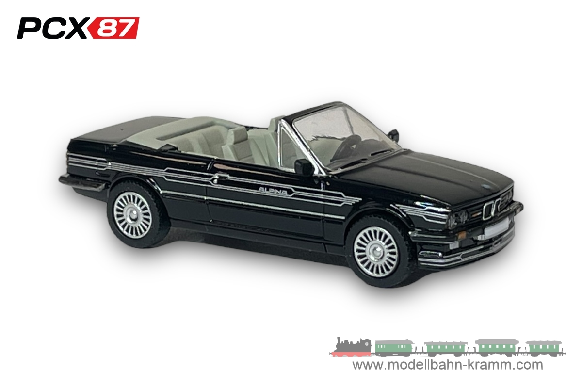 PCX87 PCX870446, EAN 4052176736432: H0/1:87 BMW Alpina C2 2,7 Cabriolet schwarz, Dekor, 1986