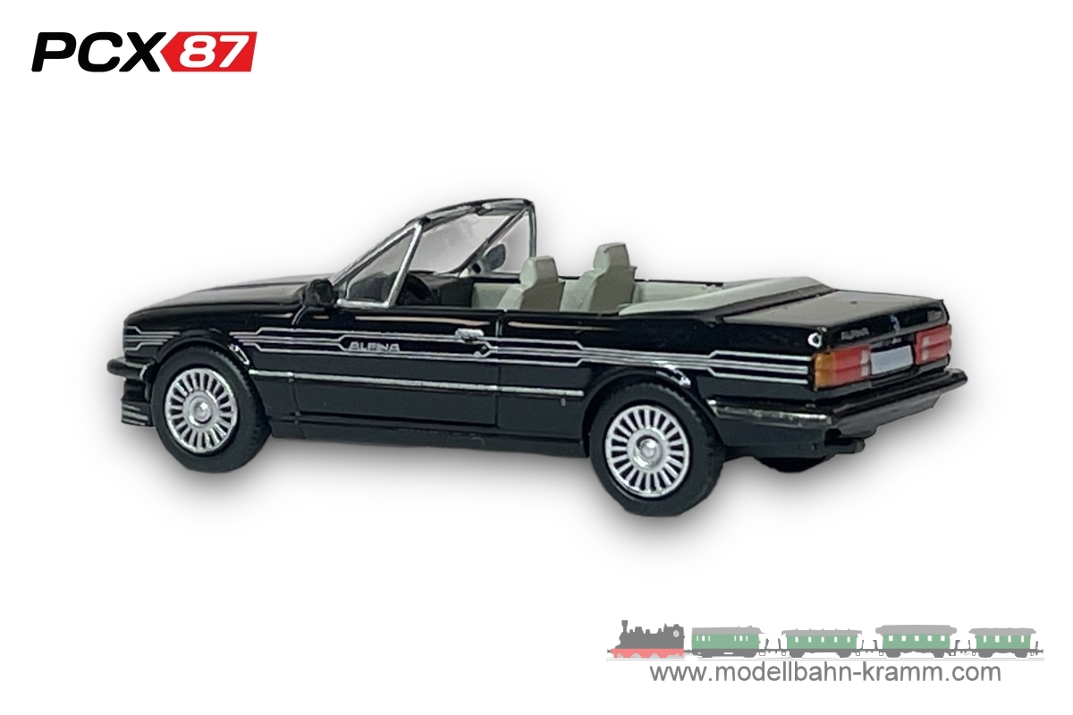 PCX87 PCX870446, EAN 4052176736432: H0/1:87 BMW Alpina C2 2,7 Cabriolet schwarz, Dekor, 1986
