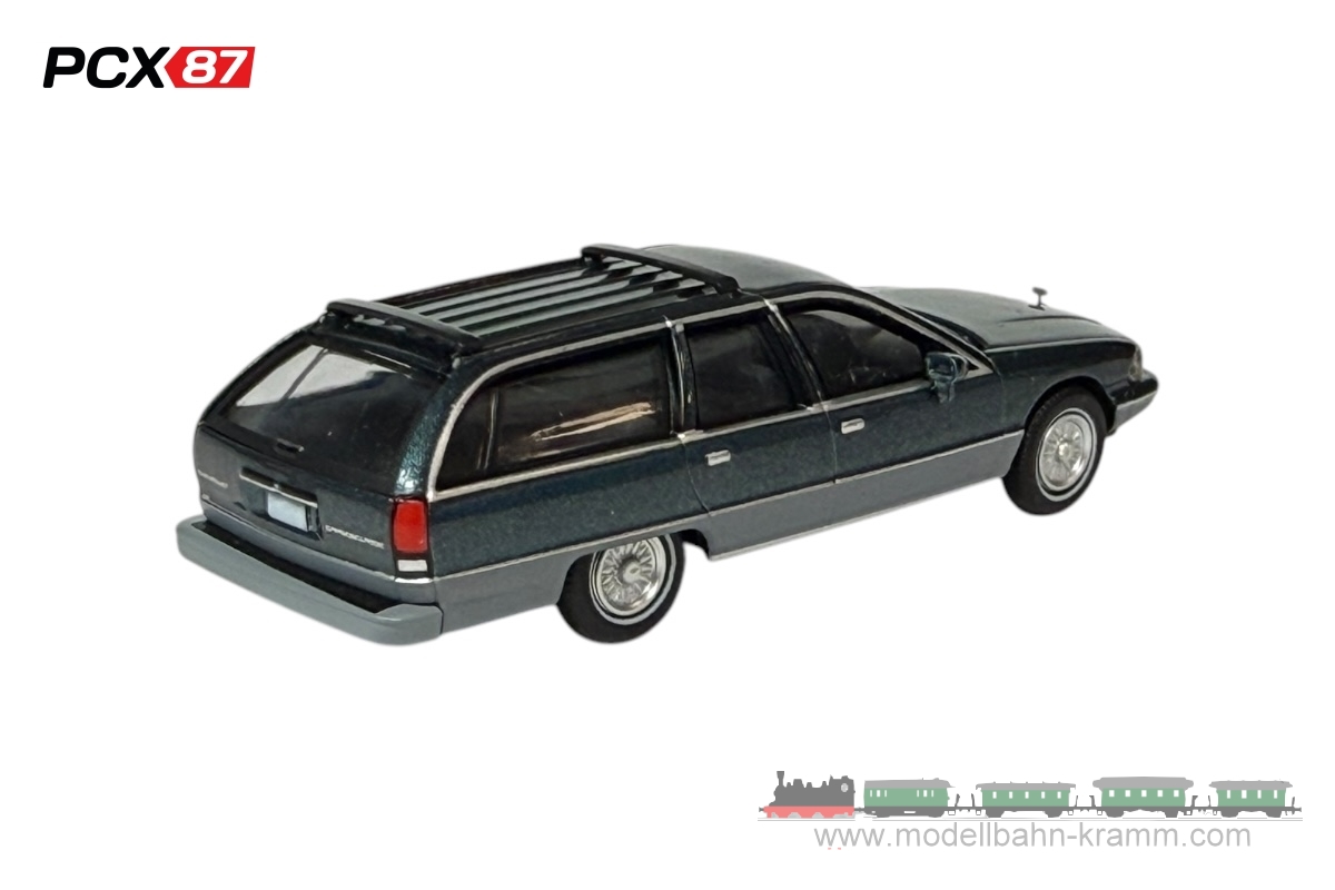 PCX87 PCX870454, EAN 2000075619747: 1:87 Chevrlolet Caprice Station Wagon, dunkelgrün metallic, 1991