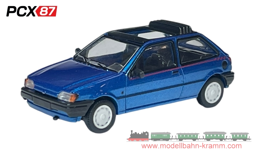 PCX87 PCX870460, EAN 4052176788974: 1:87 Ford Fiesta MK III Calypso metallic-blau, 1989