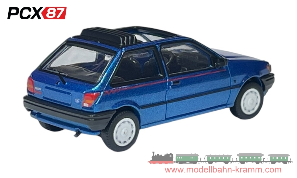 PCX87 PCX870460, EAN 4052176788974: 1:87 Ford Fiesta MK III Calypso metallic-blau, 1989