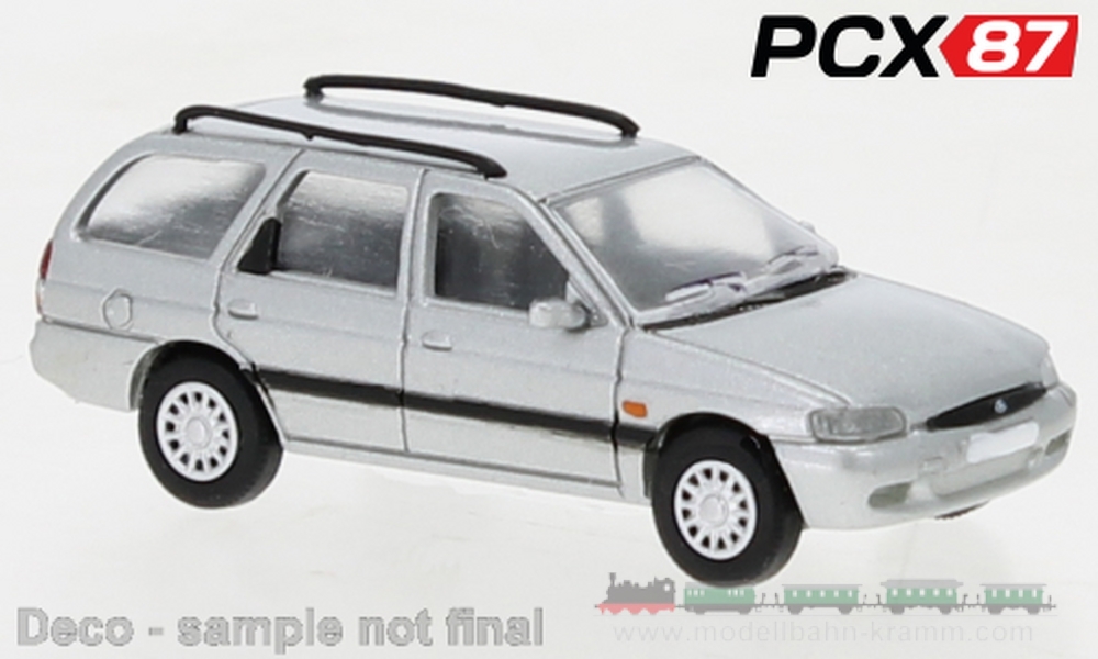 PCX87 PCX870466, EAN 4052176765203: 1:87 Ford Escort Mk VII Turnier (1995), silber metallic