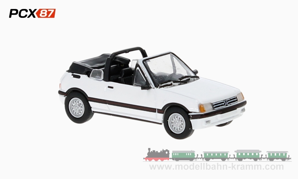PCX87 PCX870501, EAN 4052176752388: 1:87 Peugeot 205 Cabriolet, weiß, 1986