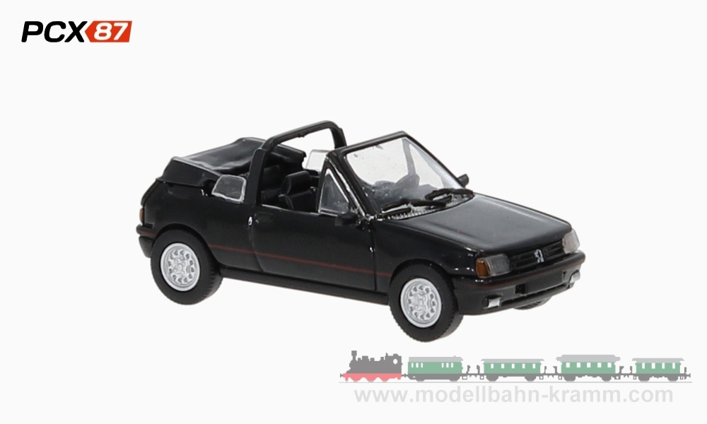 PCX87 PCX870503, EAN 4052176759769: 1:87 Peugeot 205 Cabriolet, schwarz, 1986