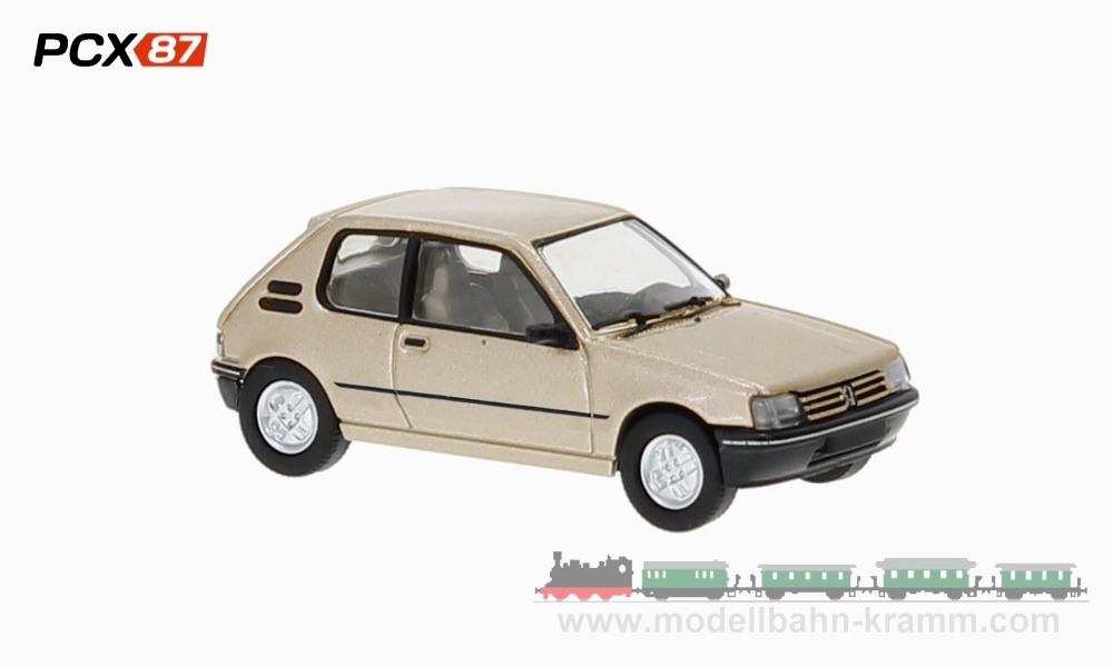 PCX87 PCX870507, EAN 4052176786901: 1:87 Peugeot 205 GTI, metallic-beige, 1984
