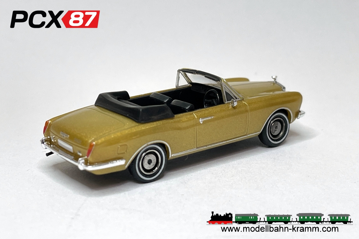 PCX87 PCX870514, EAN 4052176758731: H0/1:87 Rolls Royce Corniche gold, 1971