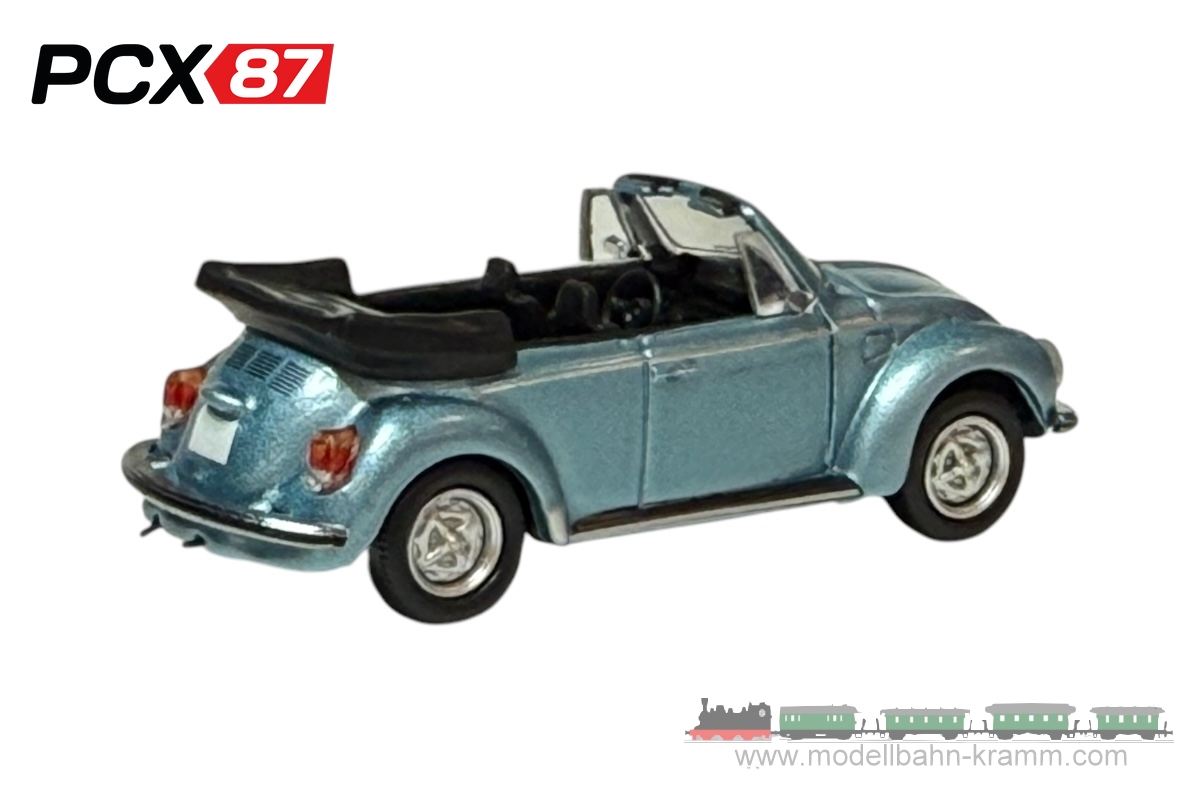 PCX87 PCX870519, EAN 4052176765456: 1:87 VW Käfer 1303 Cabriolet (1979) helltürkis metallic