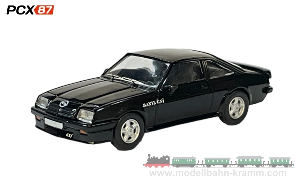 PCX87 PCX870642, EAN 4052176768082: H0/1:87 Opel Manta B GSI, schwarz, 1984