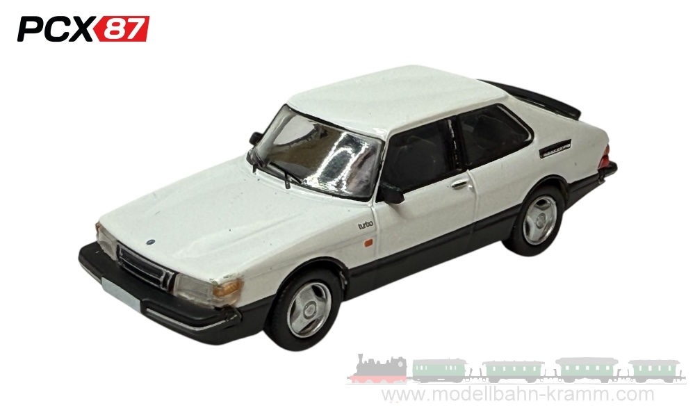 PCX87 PCX870648, EAN 4052176768365: H0/1:87 Saab 900 Turbo, weiss, 1986