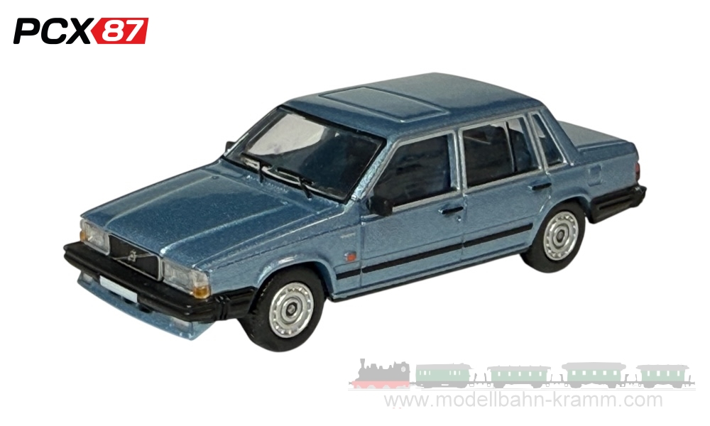 PCX87 PCX870661, EAN 4052176780329: 1:87 Volvo 740, metallic-hellblau, 1984