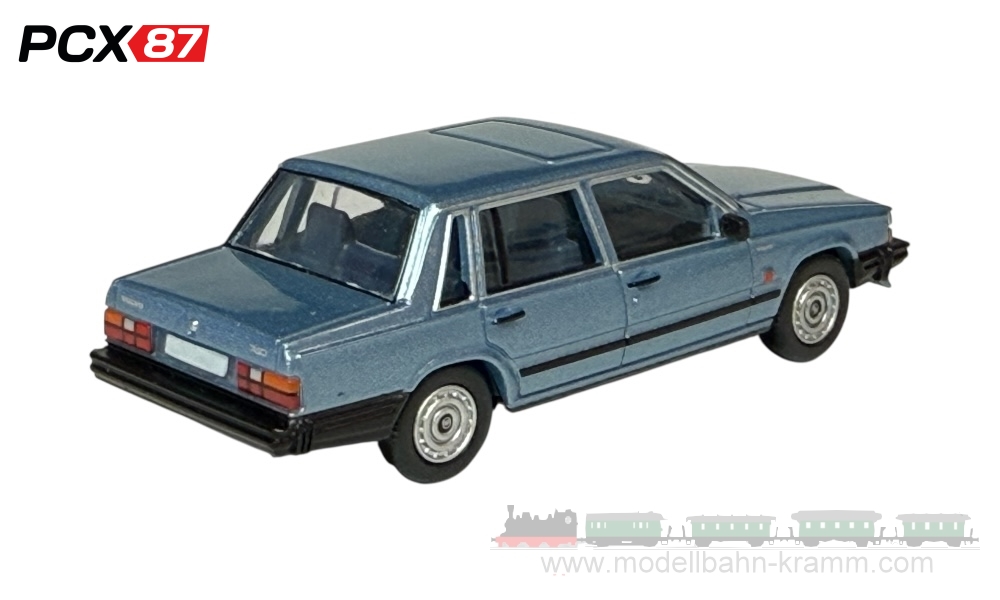 PCX87 PCX870661, EAN 4052176780329: 1:87 Volvo 740, metallic-hellblau, 1984