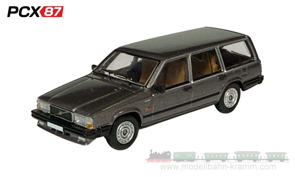 PCX87 PCX870665, EAN 4052176780640: 1:87 Volvo 740 Kombi, metallic-dunkelgrau, 1985