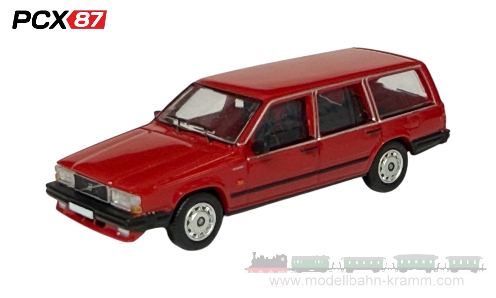PCX87 PCX870666, EAN 4052176780817: 1:87 Volvo 740 Kombi, rot, 1985