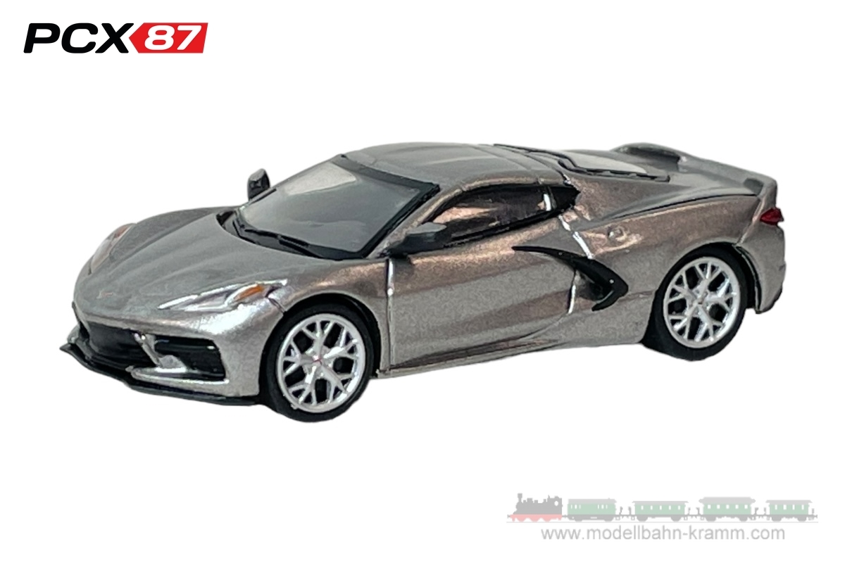 PCX87 PCX870674, EAN 4052176775295: 1:87 Chevrolet Corvette C8, metallic-grau