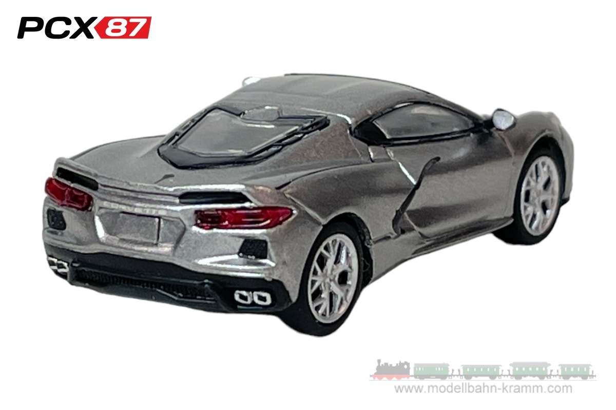 PCX87 PCX870674, EAN 4052176775295: 1:87 Chevrolet Corvette C8, metallic-grau