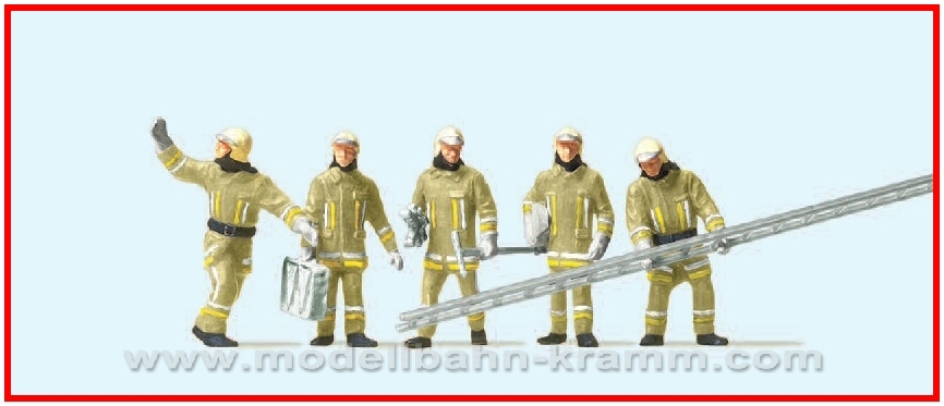 Preiser 10770, EAN 4041032107707: H0 Feuerwehrmänner