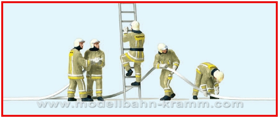 Preiser 10771, EAN 4041032107714: H0 Feuerwehrmänner