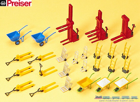 Preiser 17107, EAN 4041032171074: H0 Bausatz Gabelstapler