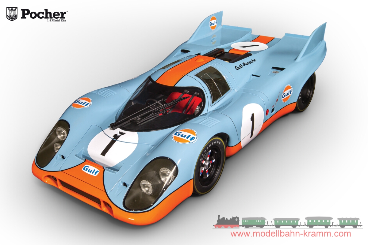 Pocher HK118, EAN 2000075657602: 1:8 Kit Porsche 917 Gulf