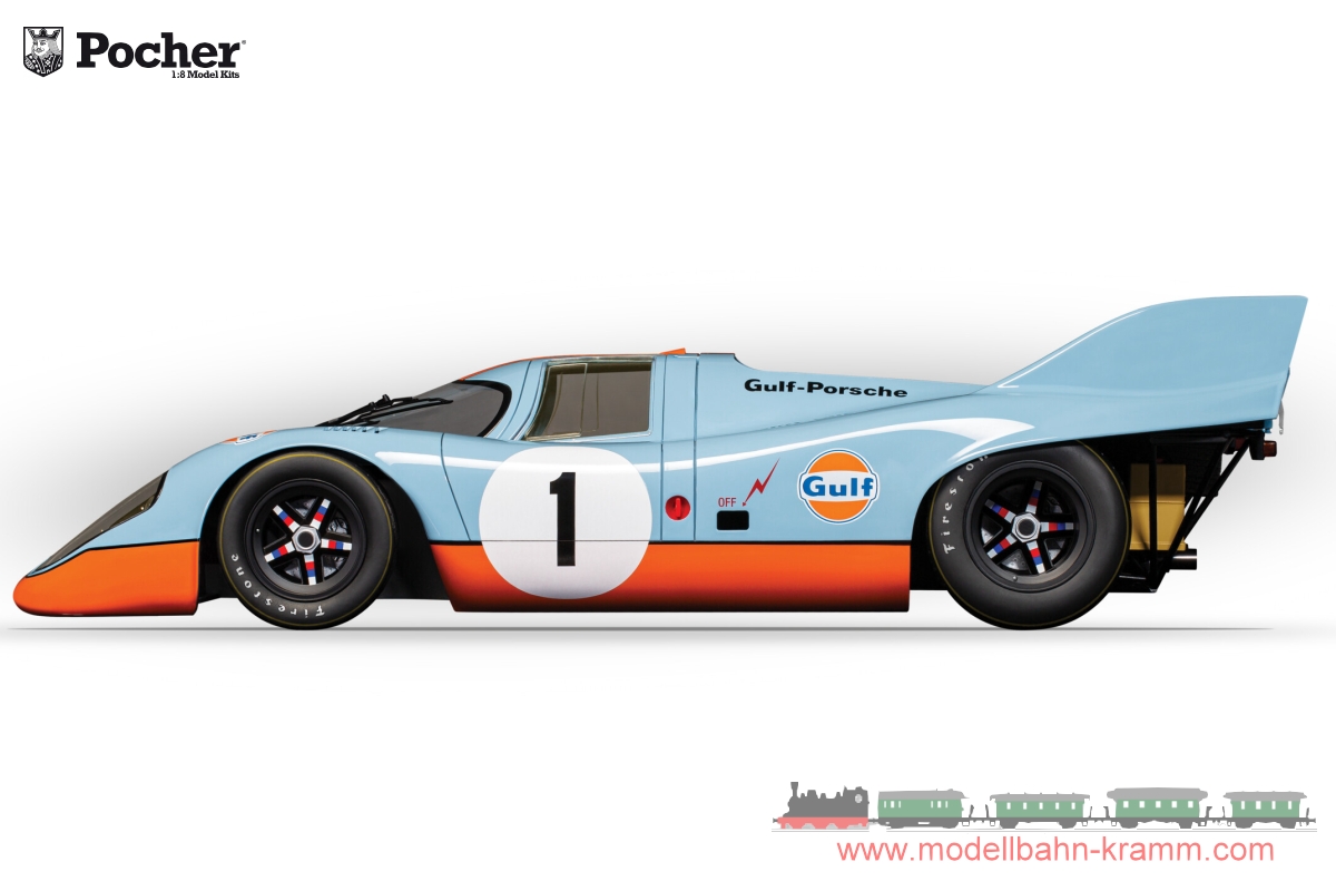 Pocher HK118, EAN 2000075657602: 1:8 Bausatz Porsche 917 Gulf