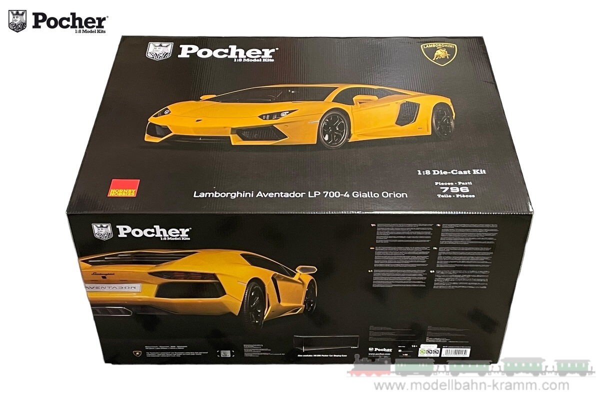 Pocher HK119, EAN 5063129020132: 1:8 Bausatz Lamborghini Aventador