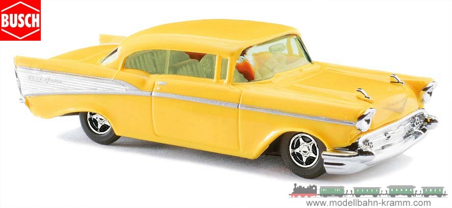 Busch-Automodelle 45026, EAN 4001738450262: 1:87 Chevrolet Bel Air ´57, Gelb