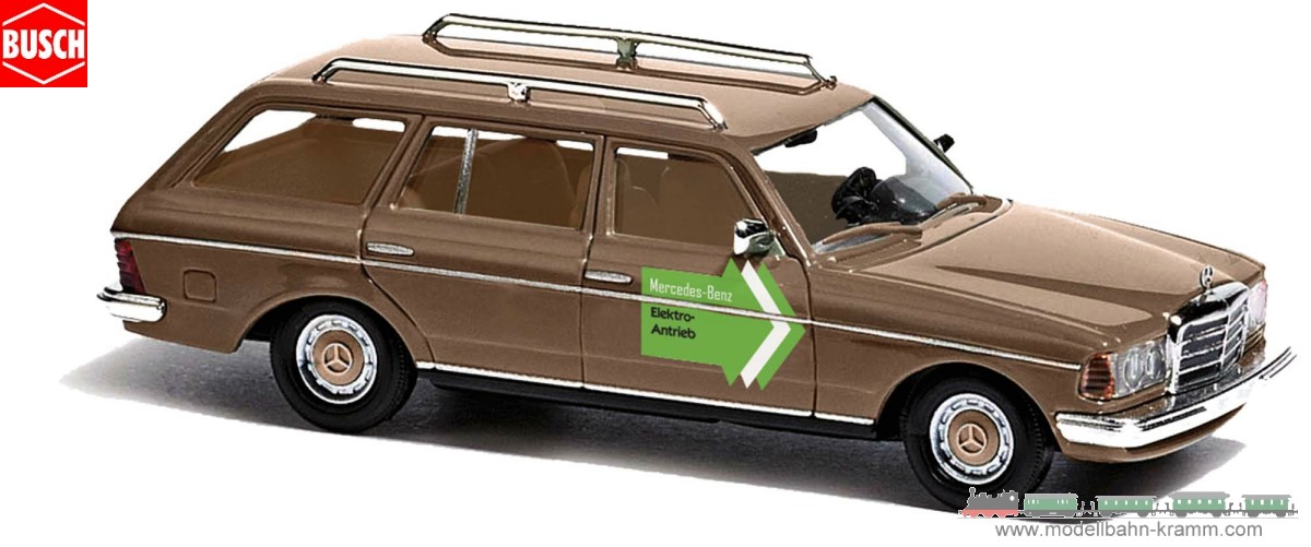 Busch-Automodelle 46816, EAN 4001738468168: Mercedes Benz W123 T Elektroantrieb Versuchswagen