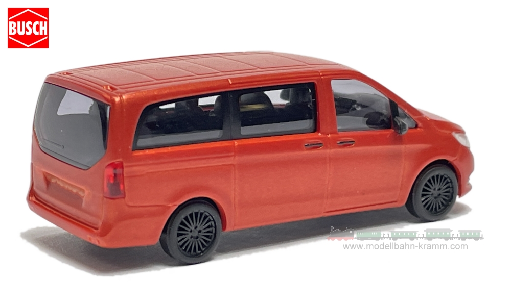 Busch-Automodelle 51180, EAN 4001738511802: H0/1:87 Mercedes-Benz V-Klasse, orange-metallic matt