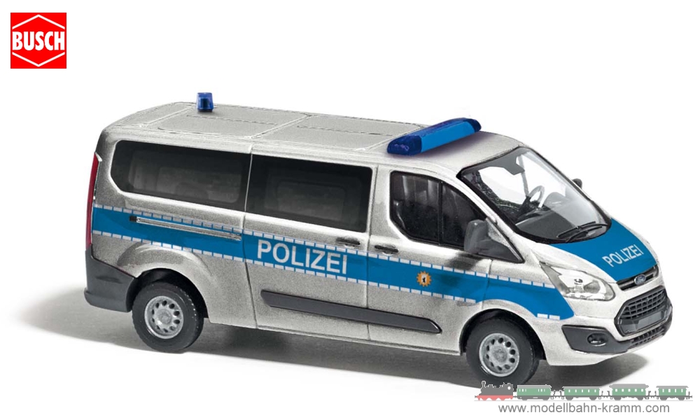 Busch-Automodelle 52414, EAN 4001738524147: Ford Transit Polizei Berlin