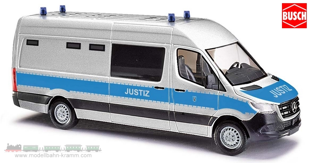 Busch-Automodelle 52611, EAN 4001738526110: H0/1:87 Mercedes-Benz Sprinter, Justiz Berlin