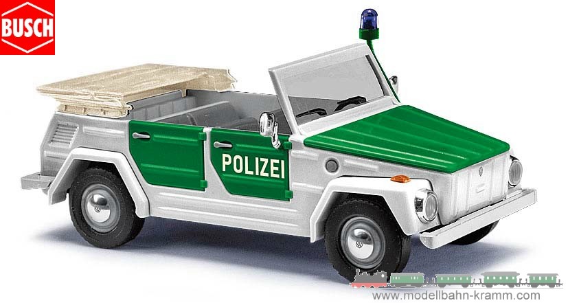 Busch-Automodelle 52713, EAN 4001738527131: H0/1:87 VW 181 Polizei Köln