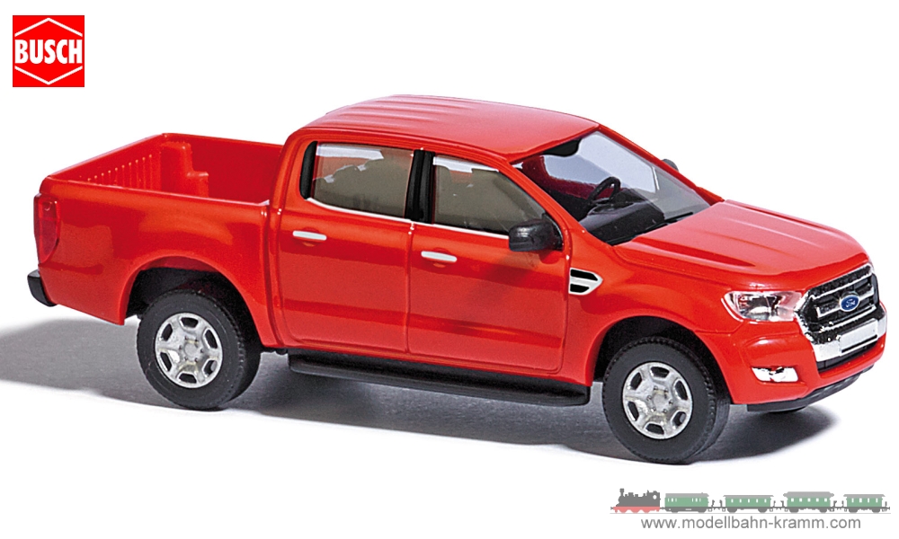 Busch-Automodelle 52801, EAN 4001738528015: Ford Ranger 2016 rot