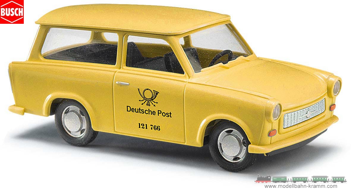 Busch-Automodelle 53212, EAN 4001738532128: H0/1:87 Trabant Kombi Deutsche Post