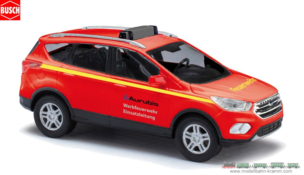 Busch-Automodelle 53526, EAN 4001738535266: 1:87 Ford Kuga Werkfeuerwehr Aurubis Hamburg